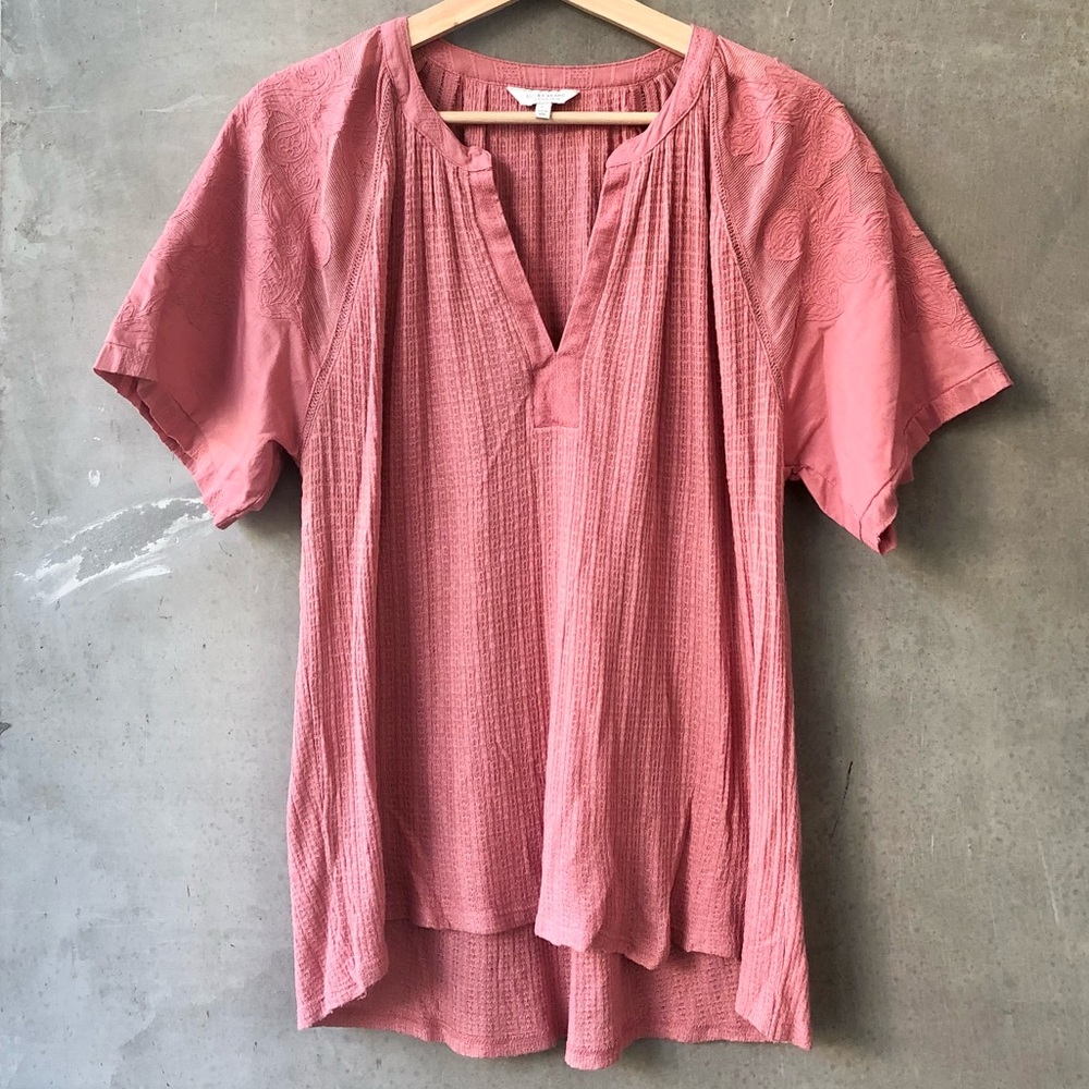 Lucky Brand Embroidered Top